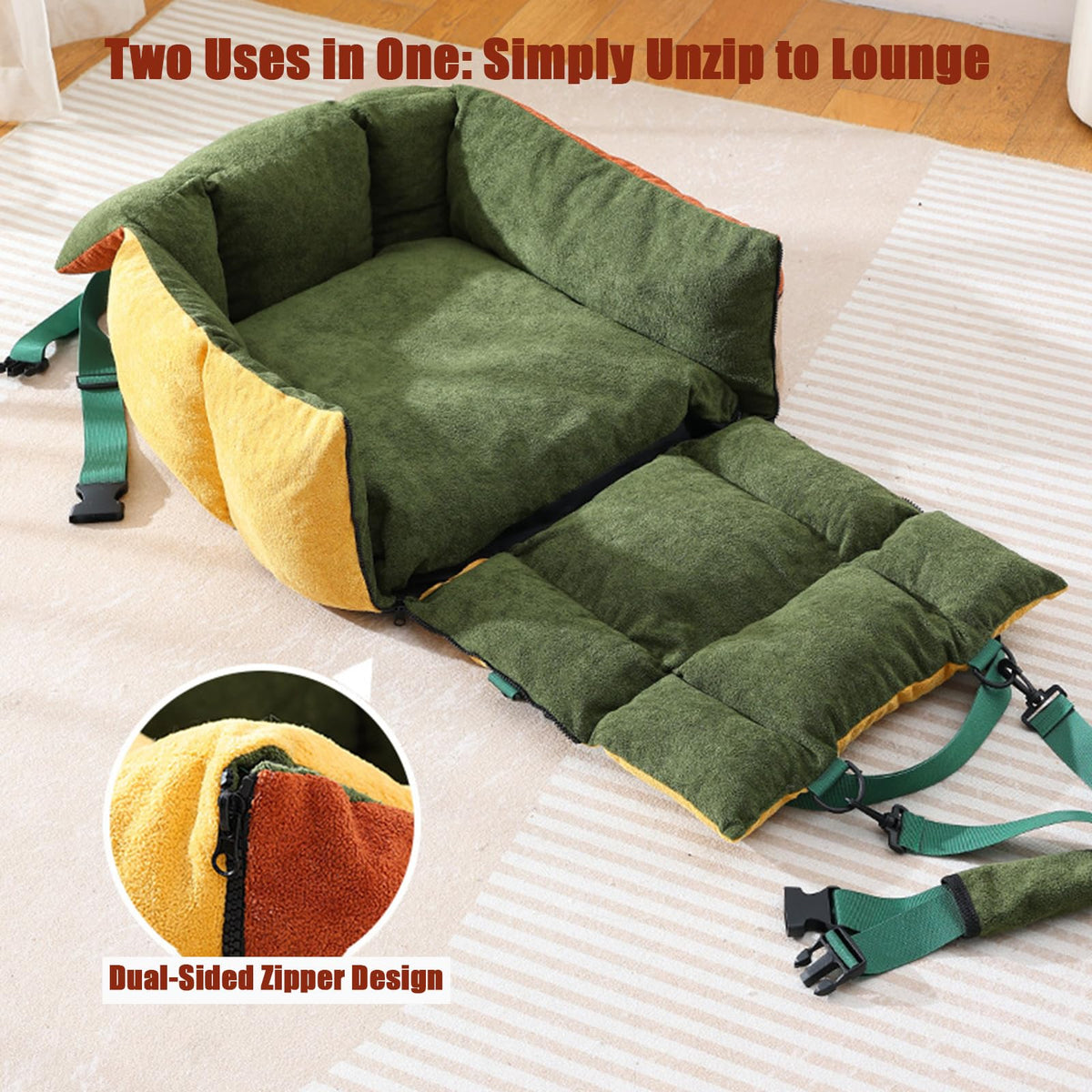 2-in-1 Dog Car Seat V142