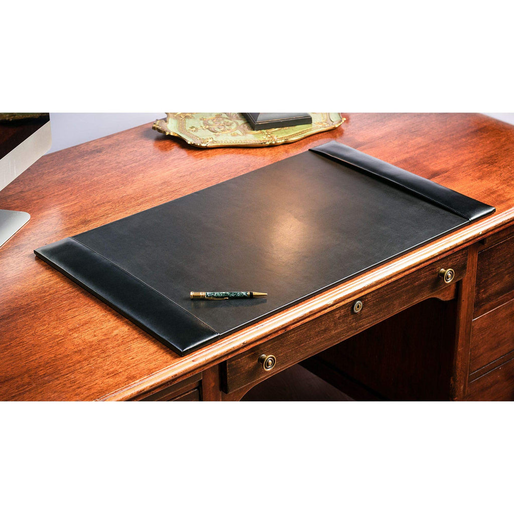 Black 8 Piece Bonded Leather Desk Set L911