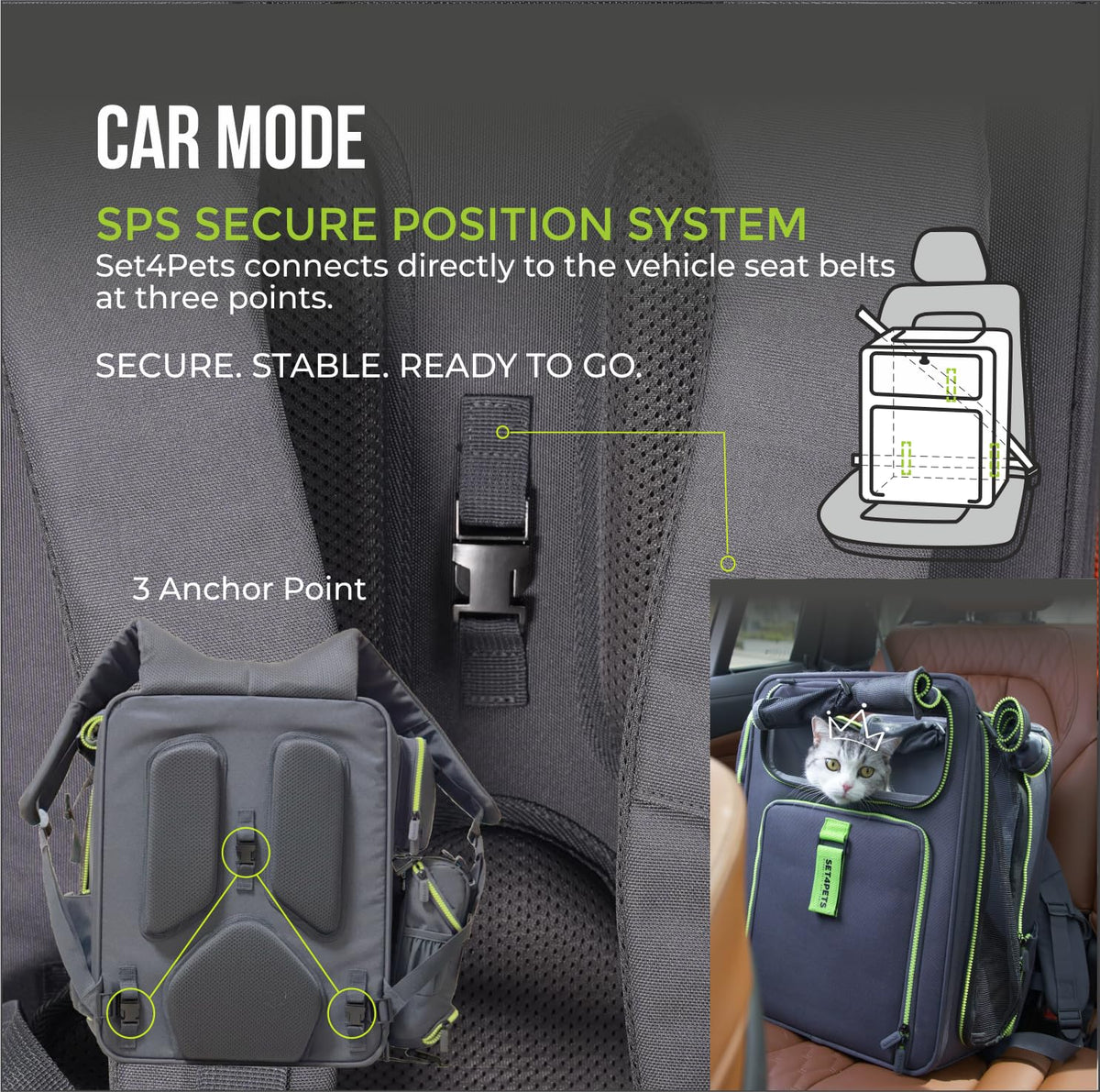 Expandable Cat Carrier Backpack G894803