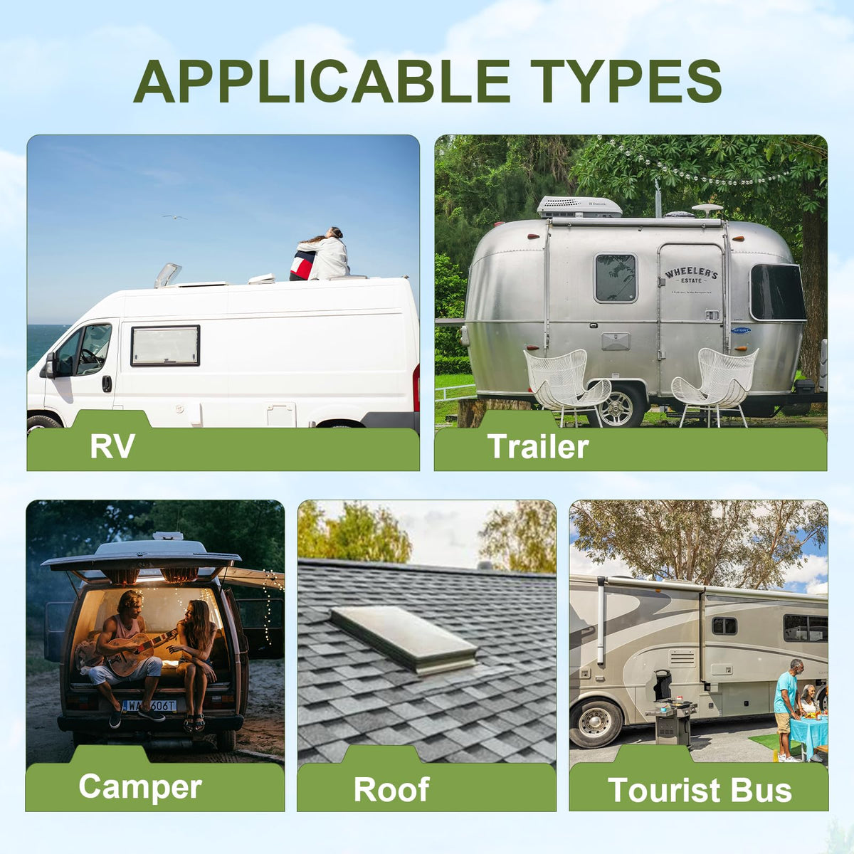 14" x 14" RV Roof Vent Cover (3Pcs) X800652