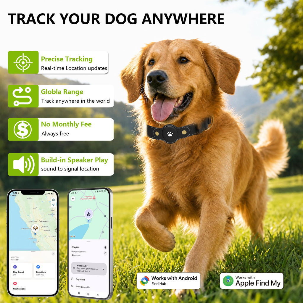GPS Tracker for Dogs – Smart Dog Collar & Pet Tracker U827305