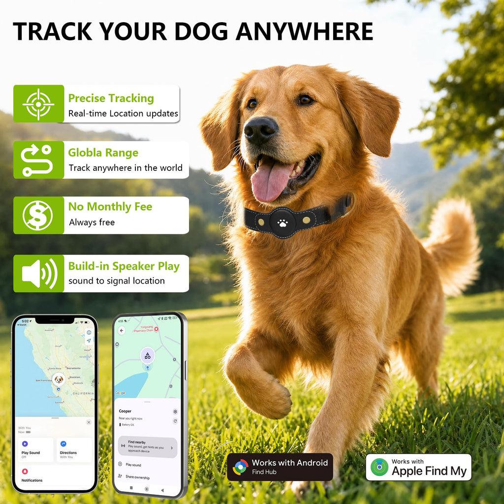 GPS Tracker for Dogs – Smart Dog Collar & Pet Tracker U827305