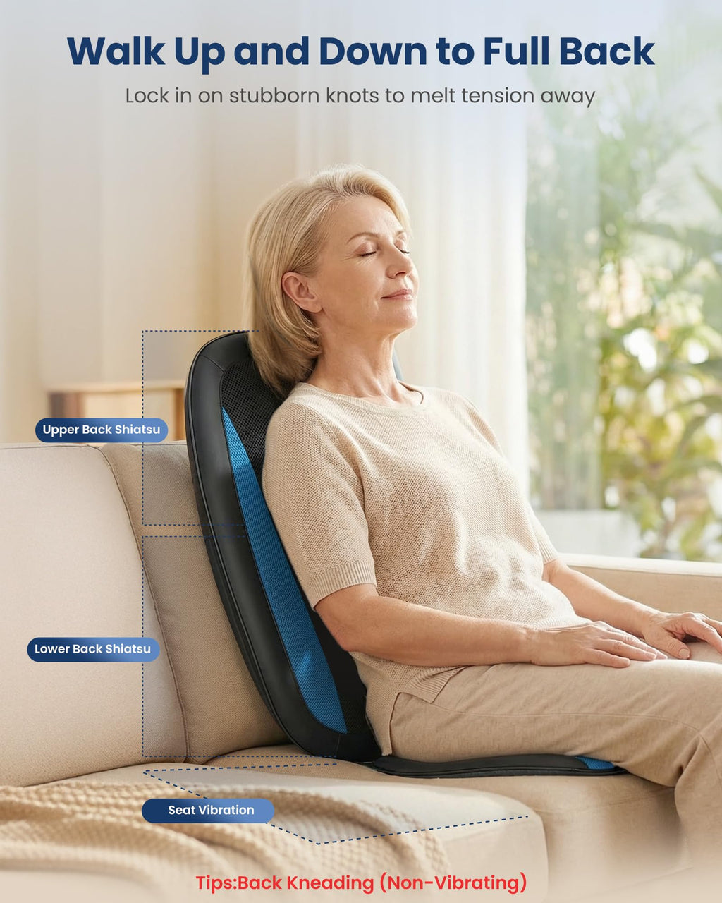 Shiatsu Back Massager with Heat A19678