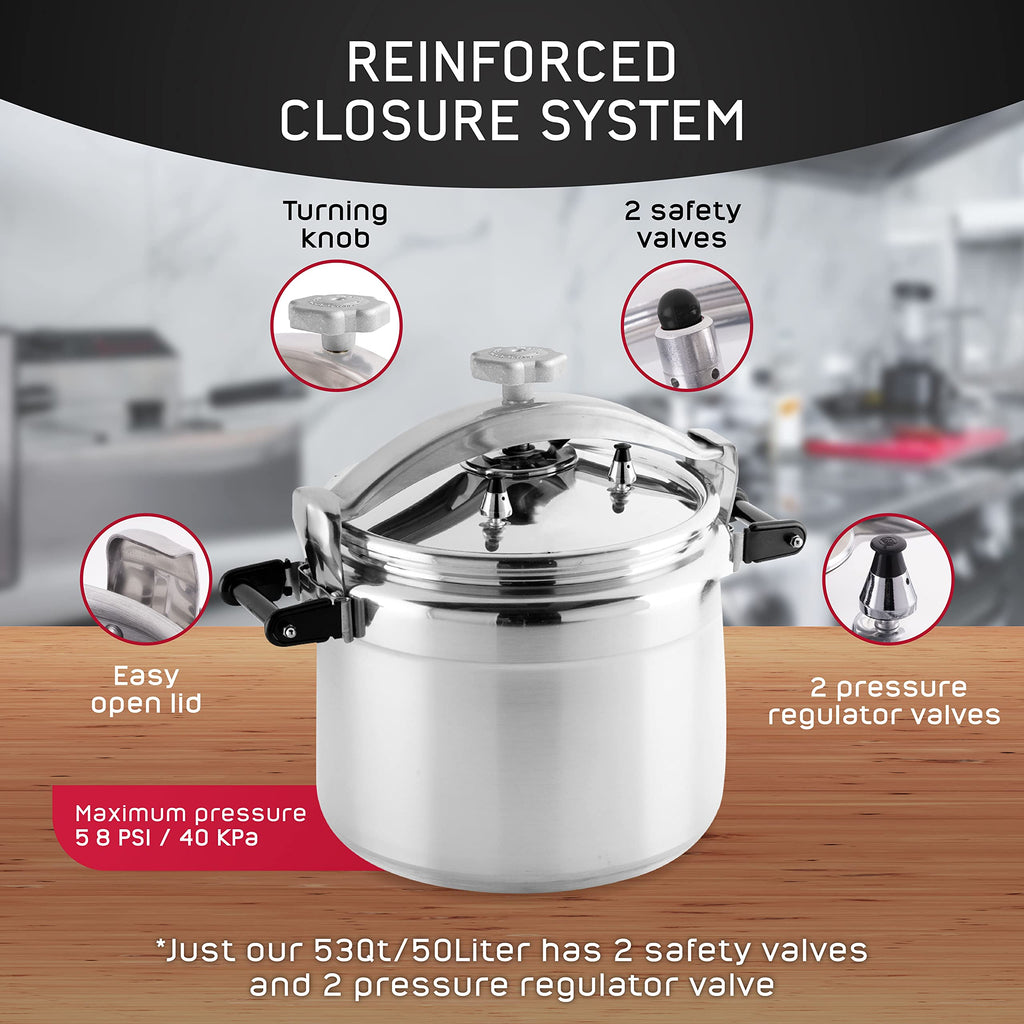 53-Quart Aluminum Pressure Cooker C57972