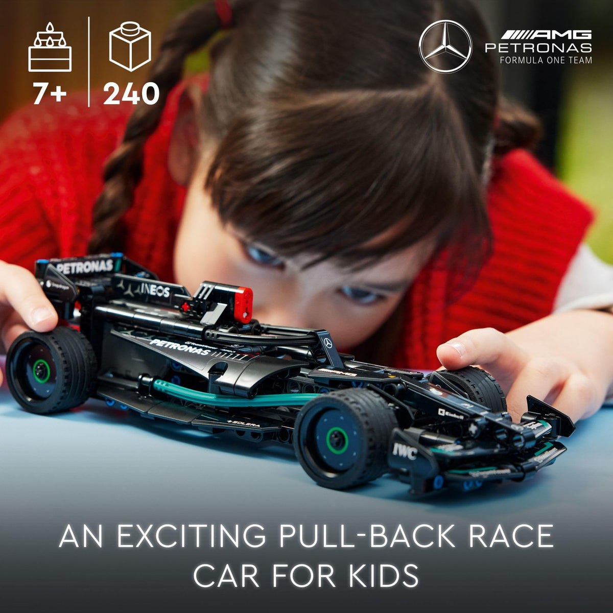 Pull-Back Car Toy Building Set I8687