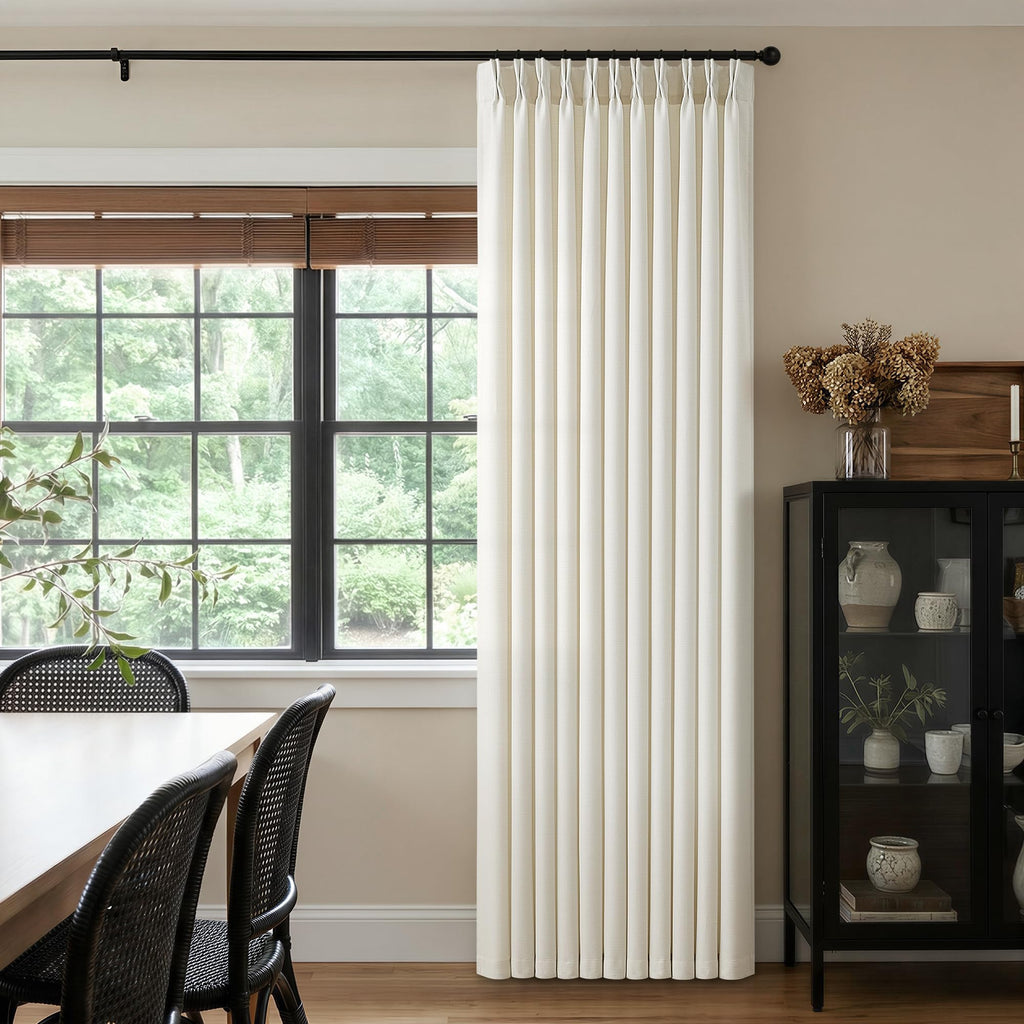 70 Inch Pinch Pleated Semi Sheer Curtains B336