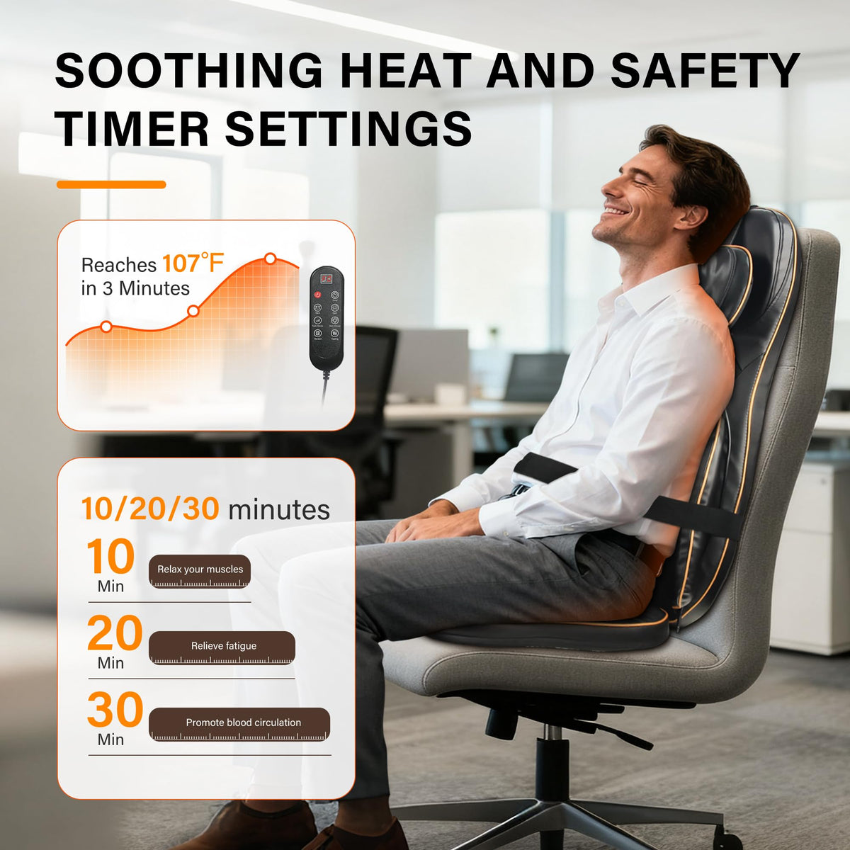 Shiatsu Neck and Back Massager with Heat P1451