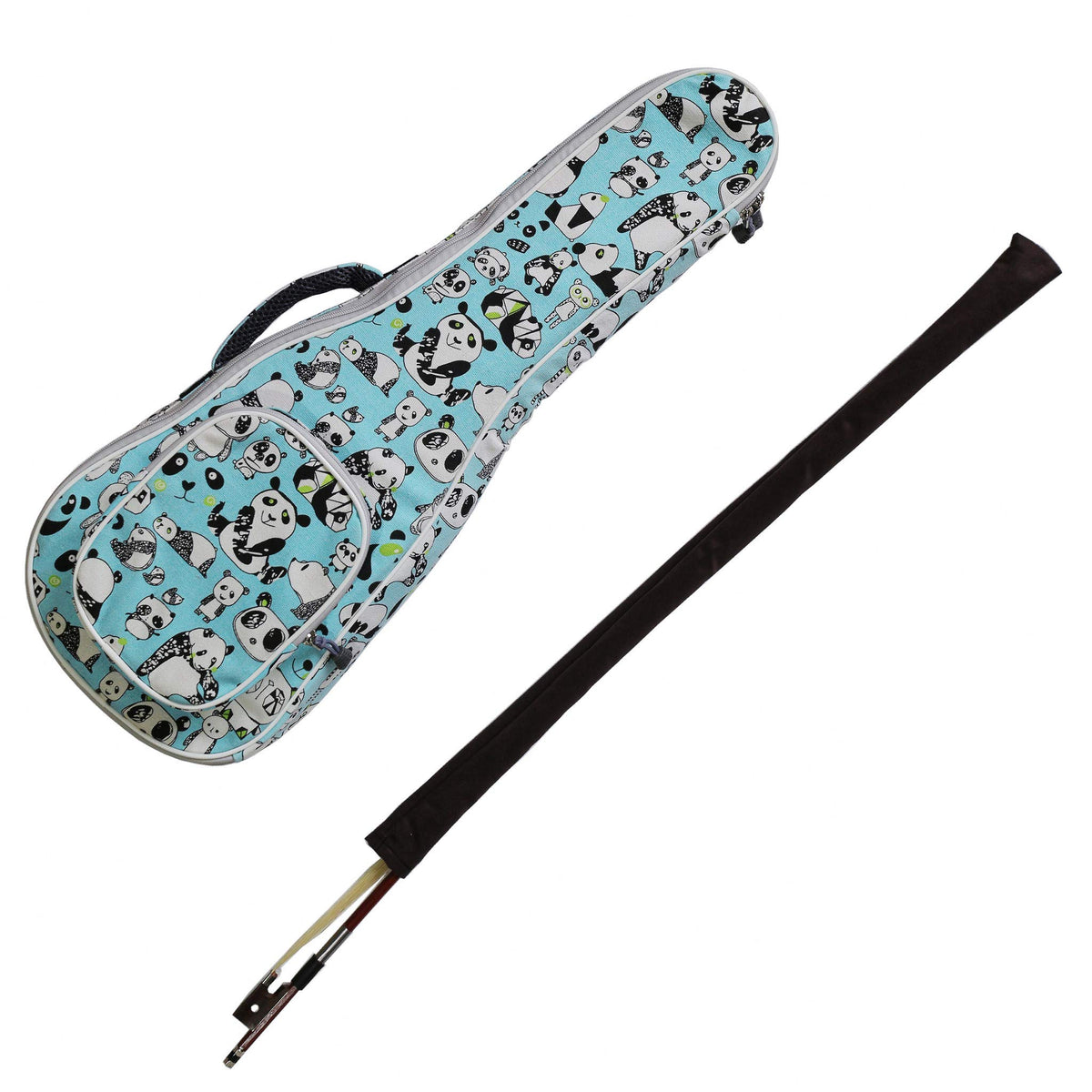 15mm Padded Cartoon Panda Violin Bag S352559
