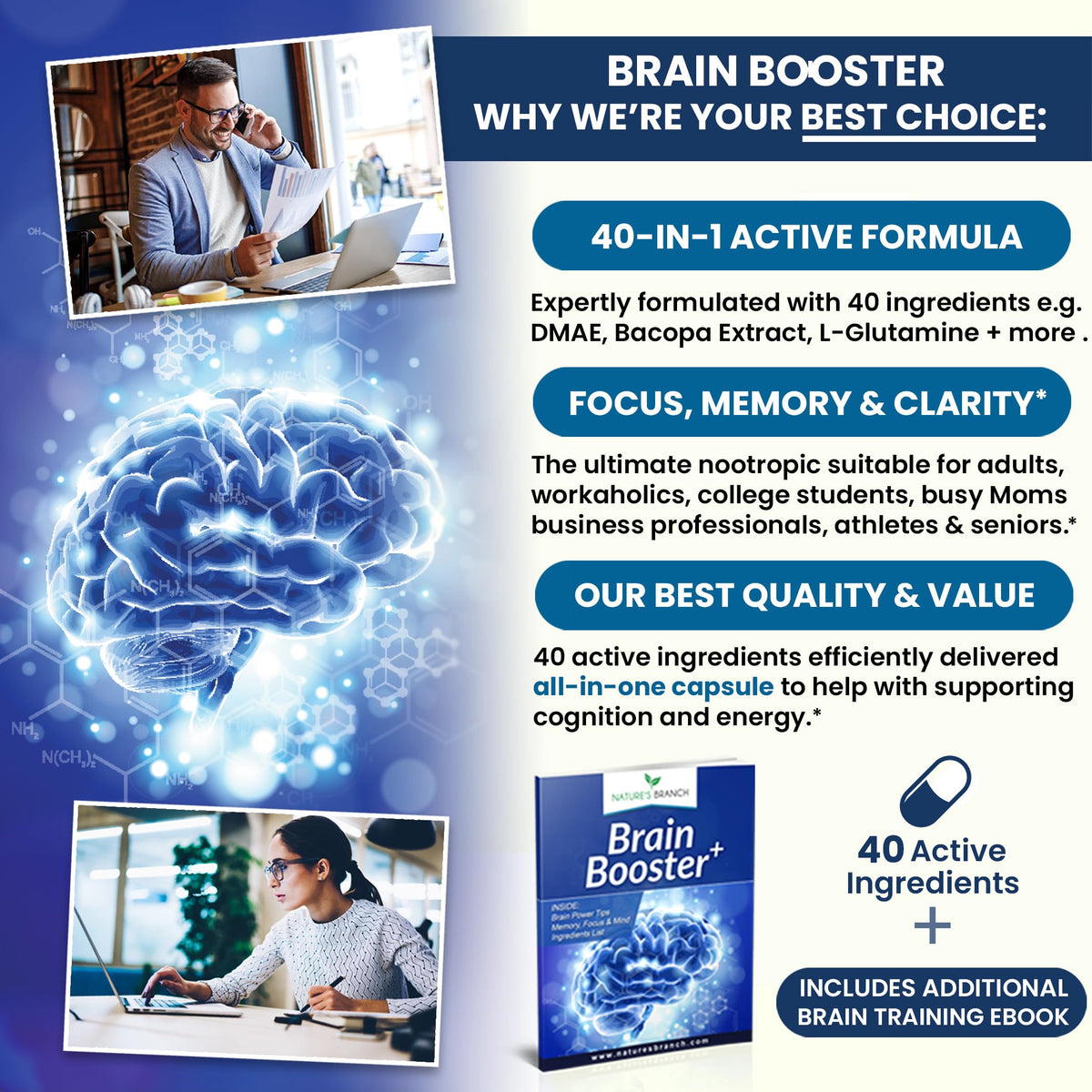 Brain Booster Supplement F9686