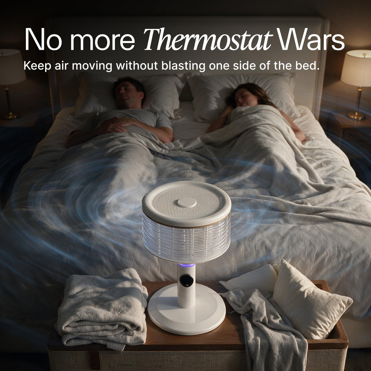 Height-Adjustable Floor & Table Fan Q626