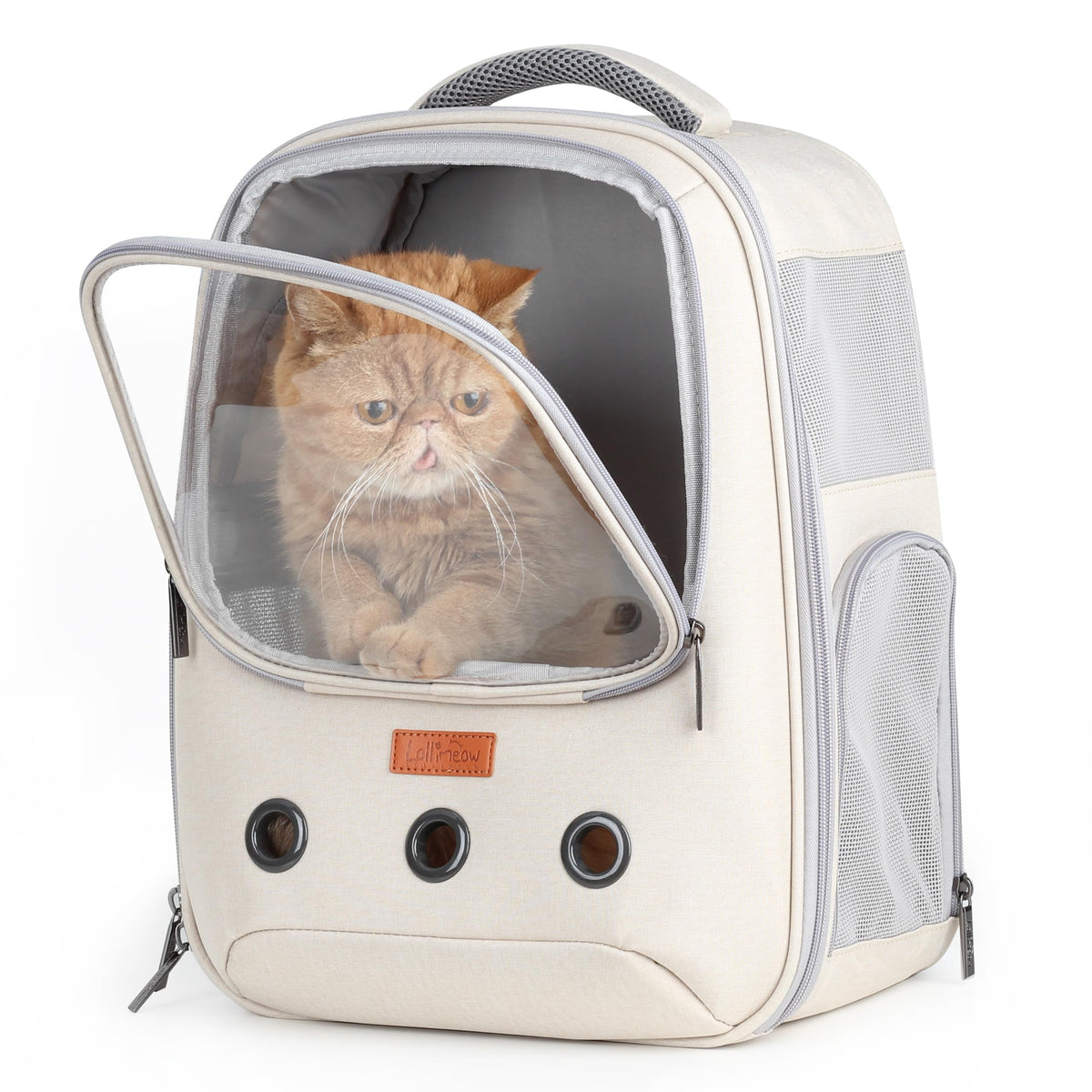 Pet Carrier Backpack, Airline-Approved (Beige) H447498