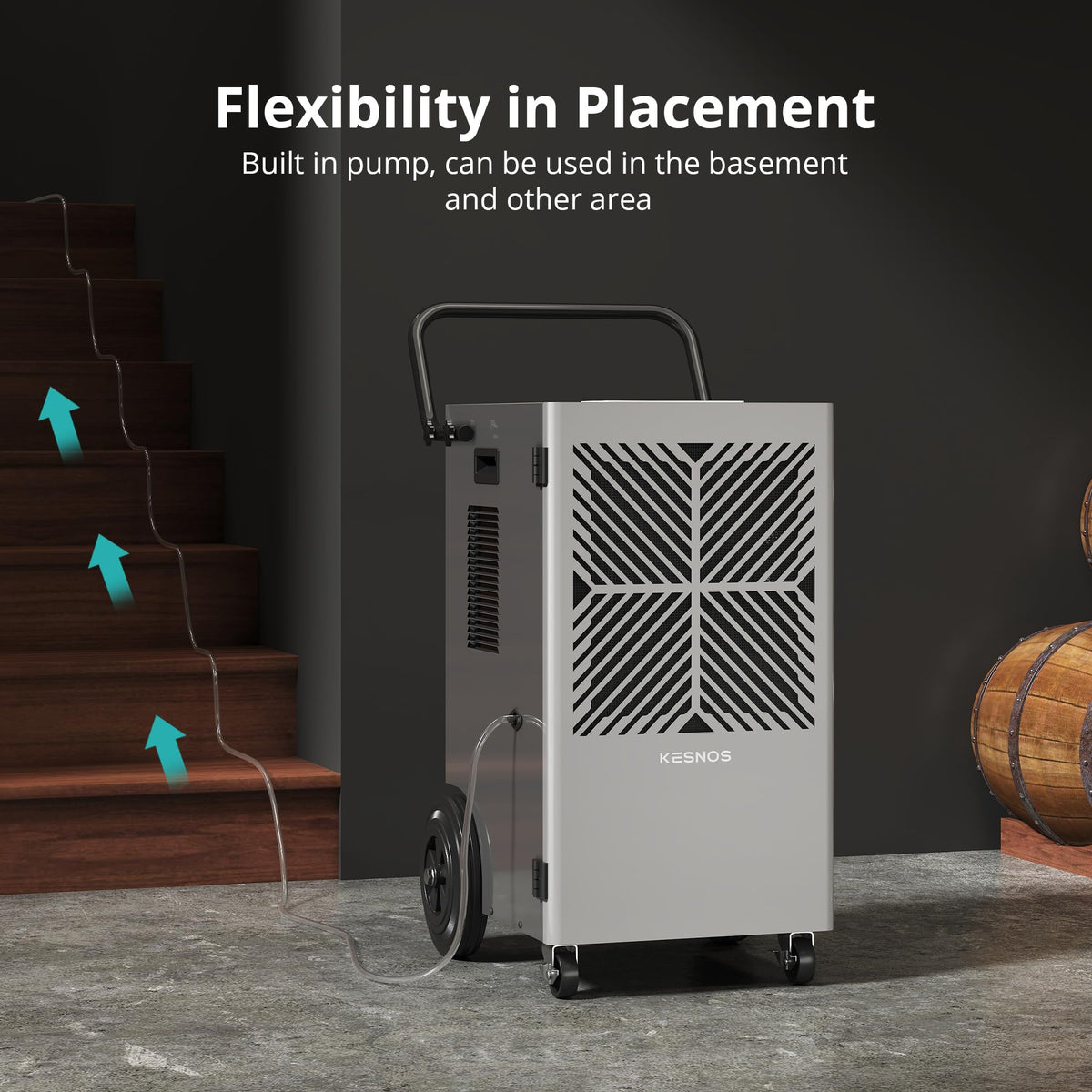 155 Pints Commercial Dehumidifier with Pump X26347