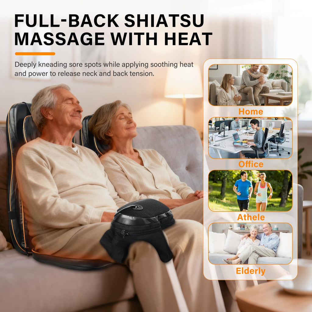Shiatsu Neck and Back Massager with Heat P1451