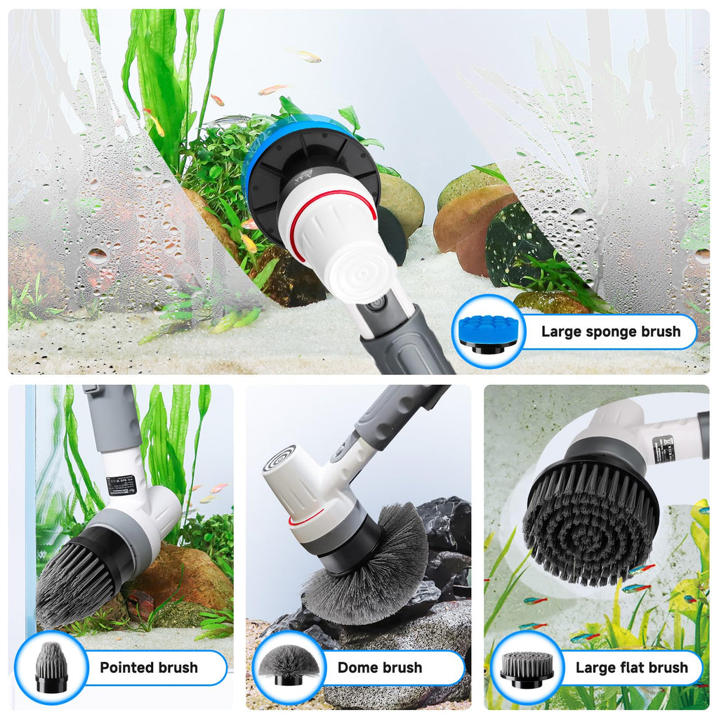 Grey Electric Aquarium Cleaning Kit C94507