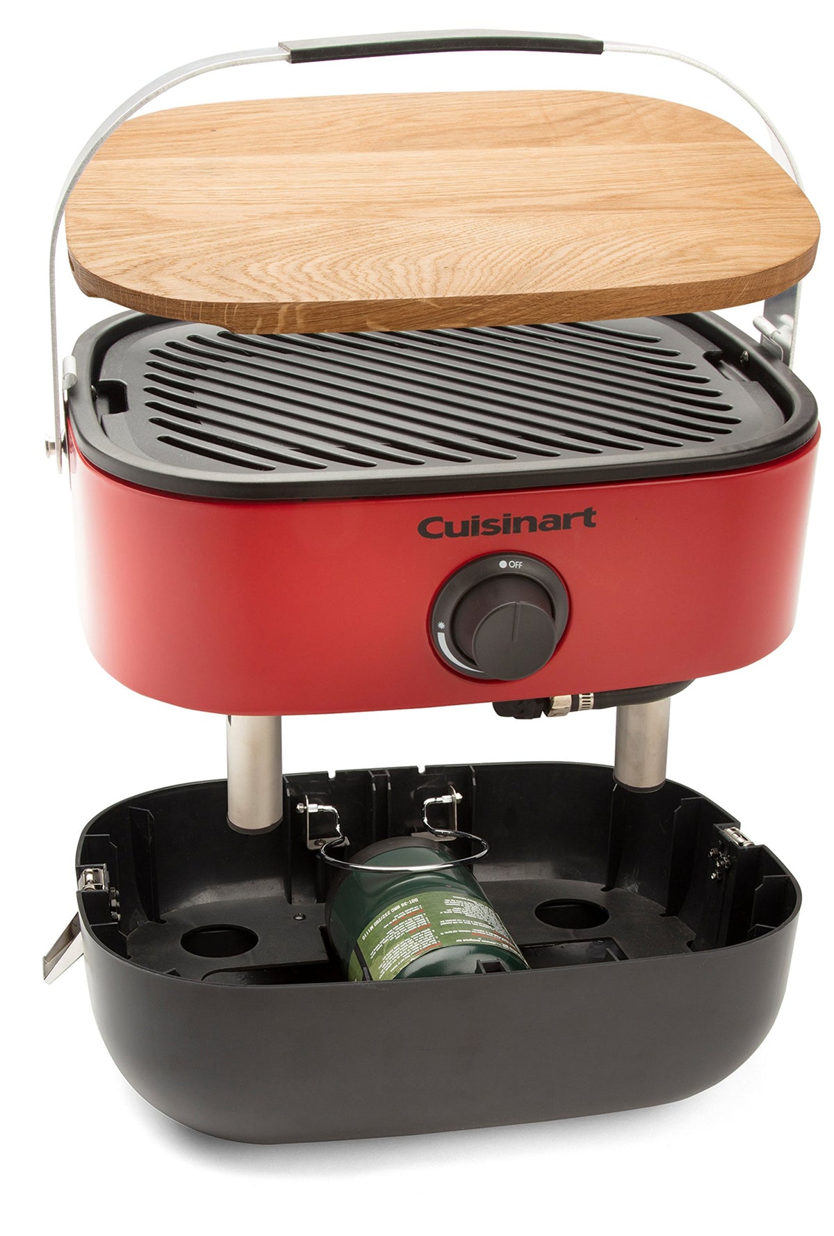Portable Gas Grill and 3-Piece Grilling Tool Set I568