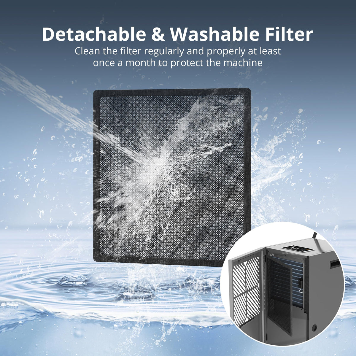 155 Pints Commercial Dehumidifier with Pump X26347