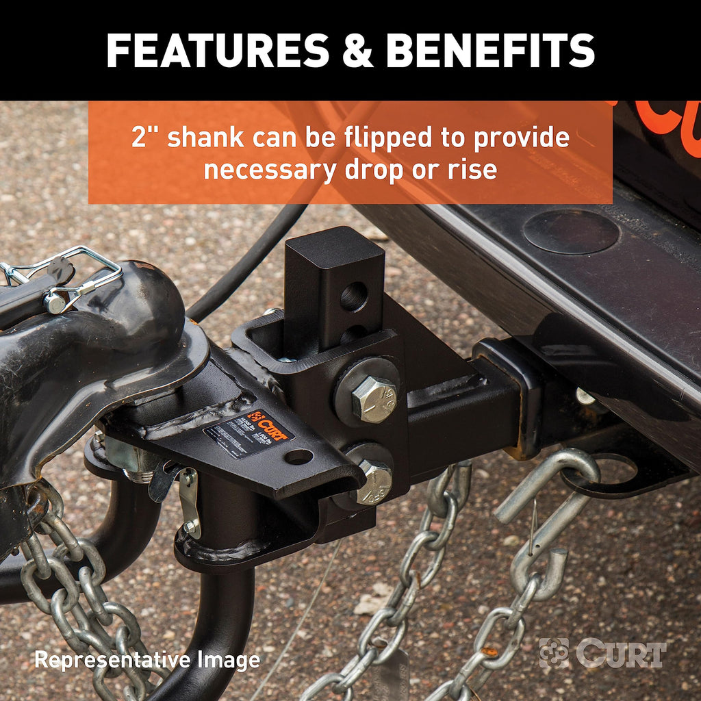 Round Bar Weight Distribution Hitch with Sway Control E383