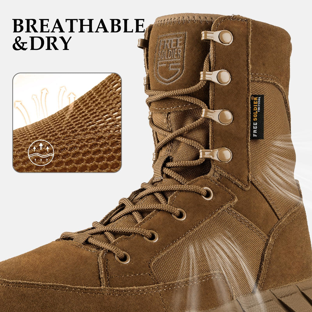 8" Zip Military Tactical Boot A805655